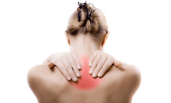 Sharp throbbing between the shoulder blades Sharp throbbing between the shoulder blades